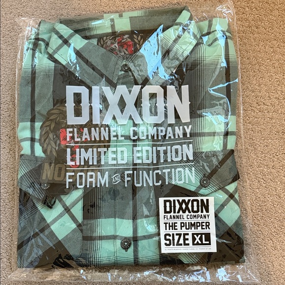 DIXXON Other - DIXXON Limited Edition Green Plaid Shirt